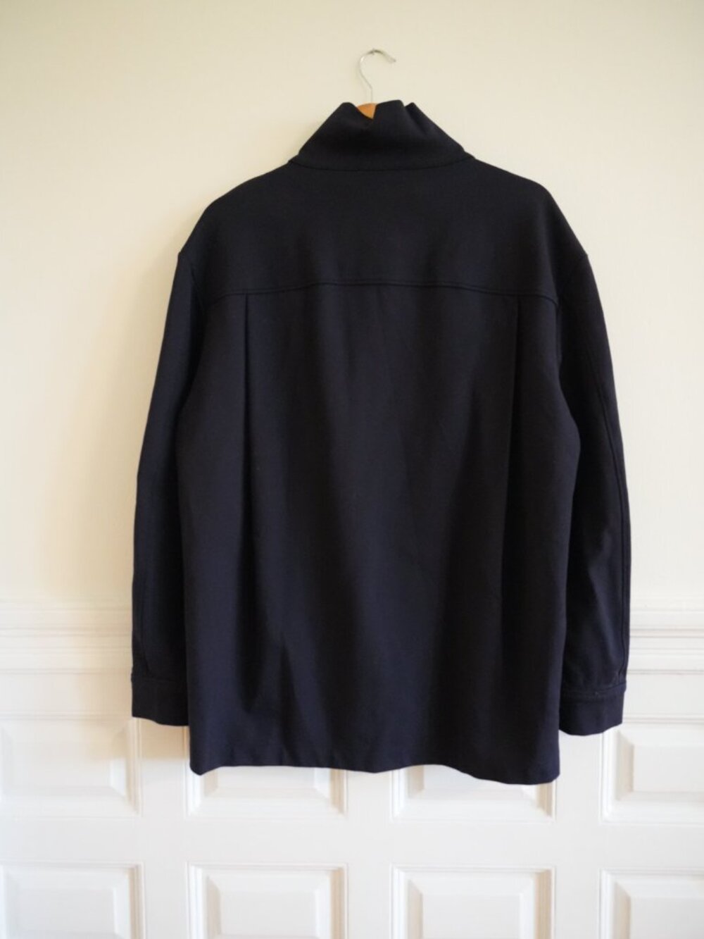 COS Buttoned Funnel-Neck Pullover - Picture 6 of 6